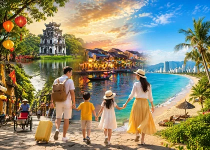Du Lịch Việt Nam Family 5N4Đ: Hà Nội – Hội An – Nha Trang Trải Nghiệm Gia Đình