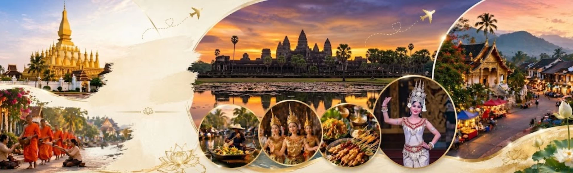 Tour Du Lịch Thái Lan – Lào 5N4Đ: Bangkok – Vientiane – Luang Prabang Hành Trình Khu Vực